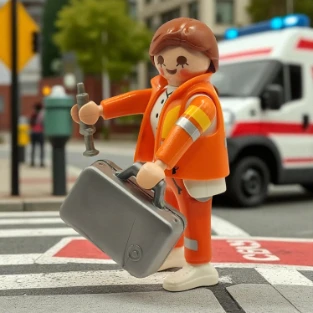Cover Playmobil Series 12 Paramédica 9242