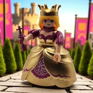 Cover Playmobil Series 07 Reina Medieval 5538