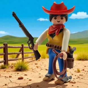 Cover Playmobil Series 07 Vaquera 5538
