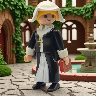Cover Playmobil Series 07 Monja 5538