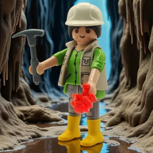 Cover Playmobil Series 07 Espeleóloga 5538