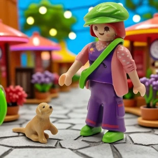 Cover Playmobil Series 07 Bohemia con perrito 5538