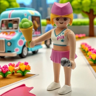 Cover Playmobil Series 07 Vendedora de helados 5538
