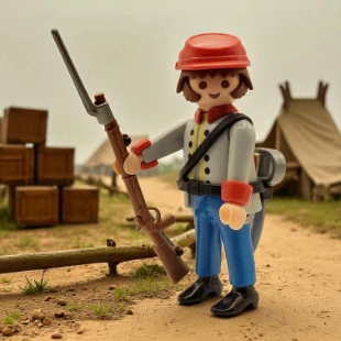 Cover Playmobil Series 08 Soldado Confederado 5596