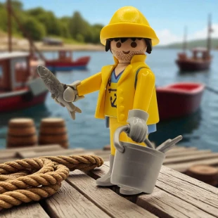 Cover Playmobil Series 08 Pescador 5596