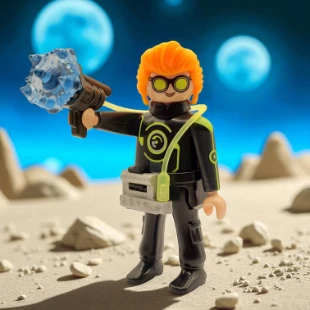 Cover Playmobil Series 08 Agente de Mega Masters 5596