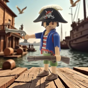 Cover Playmobil Series 08 Pirata con Trabuco 5596