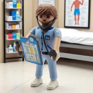 Cover Playmobil Series 09 Enfermera 5599