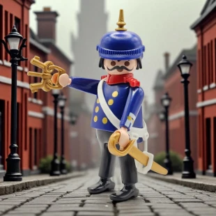 Cover Playmobil Series 09 Gendarme Victoriano 5599