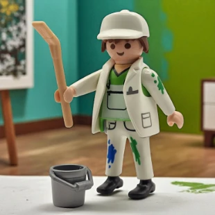 Cover Playmobil Series 09 Pintor 5599