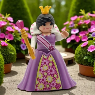 Cover Playmobil Series 10 Reina con Cetro 6841
