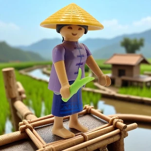 Cover Playmobil Series 10 Campesina China 6841