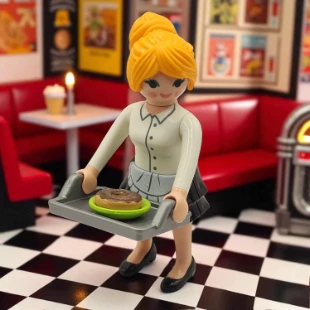 Cover Playmobil Series 10 Camarera 6841