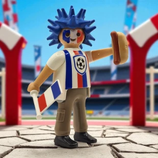 Cover Playmobil Series 10 Fan Francés 6840