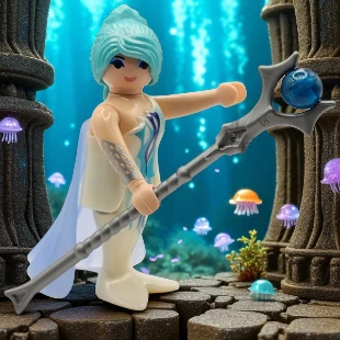 Cover Playmobil Series 11 Sirena con Cetro 9147