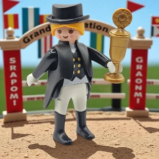 Cover Playmobil Series 11 Jinete Campeona 9147