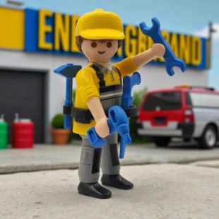 Cover Playmobil Series 11 Fontanero 9146