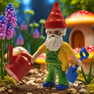 Cover Playmobil Series 11 Gnomo Jardinero 9146