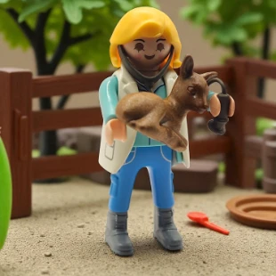 Cover Playmobil Series 13 Veterinaria 9333