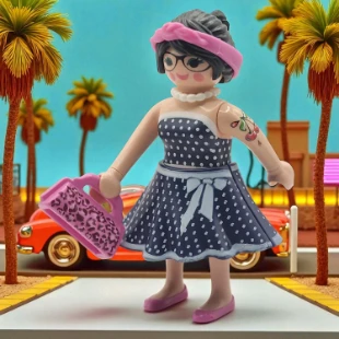 Cover Playmobil Series 13 Chica Pinup 9333