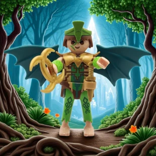 Cover Playmobil Series 13 Guerrero Alado 9332