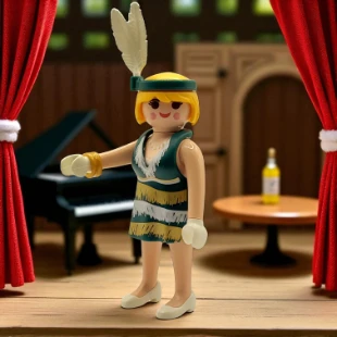 Cover Playmobil Series 14 Bailarina de Cabaret 9444