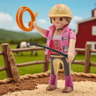 Cover Playmobil Series 14 Moza de Cuadra 9444