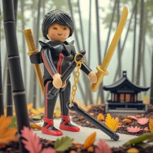 Cover Playmobil Series 14 Guerrera China 9444