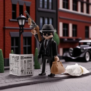 Cover Playmobil Series 14 Gangster 9443