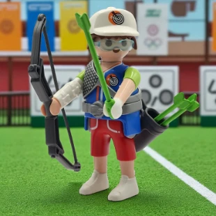 Cover Playmobil Series 14 Arquero Olímpico 9443