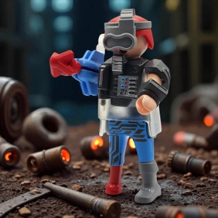 Cover Playmobil Series 14 Cíborg 9443
