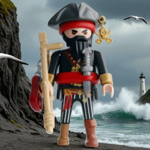 Cover Playmobil Series 15 Capitán Pirata 70025