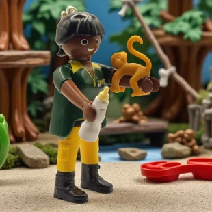 Cover Playmobil Series 16 Zookeeper 70160
