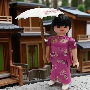 Cover Playmobil Series 16 Dama Japonesa 70160
