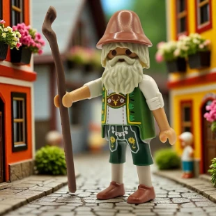 Cover Playmobil Series 16 Anciano Tirolés 70159