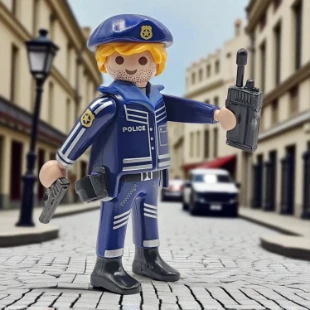 Cover Playmobil Series 16 Policia 70159