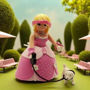 Cover Playmobil Series 17 Lady 70243