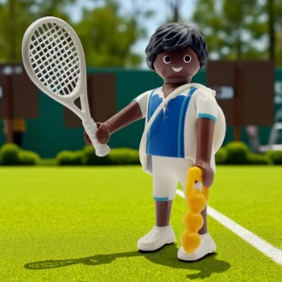 Cover Playmobil Series 17 Tenista 70242
