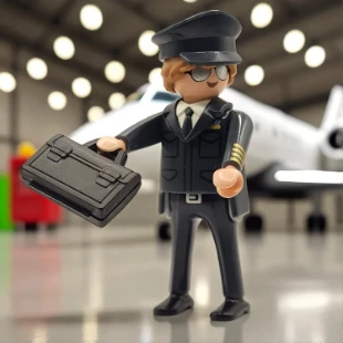 Cover Playmobil Series 18 Piloto Aviador 70369