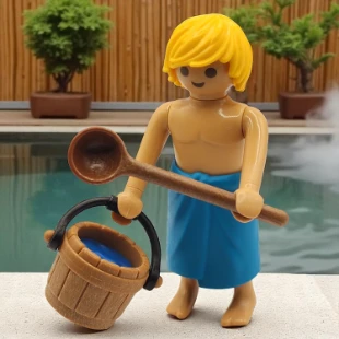 Cover Playmobil Series 18 Chico en Sauna 70369