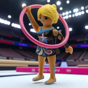Cover Playmobil Series 19 Gimnasta 70566