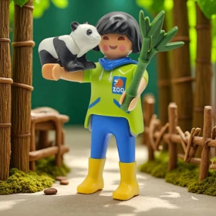 Cover Playmobil Series 19 Zookeeper 70566