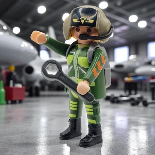 Cover Playmobil Series 19 Piloto Aviador 70566