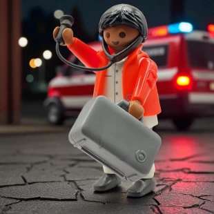 Cover Playmobil Series 19 Paramédico 70565