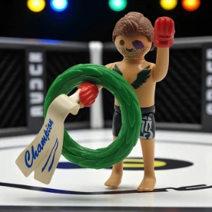 Cover Playmobil Series 19 Campeón de Artes Marciales Mixtas 70565