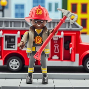 Cover Playmobil Series 19 Bombero 70565