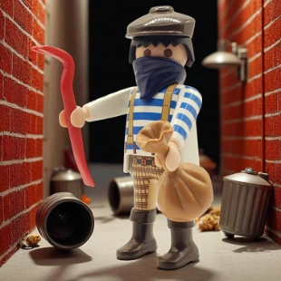 Cover Playmobil Series 19 Ladrón 70565
