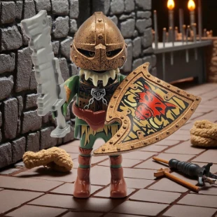 Cover Playmobil Series 19 Caballero Orco 70565