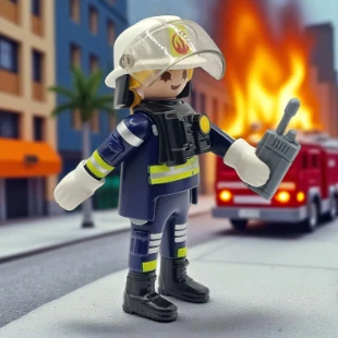 Cover Playmobil Series 20 Bombera 70149