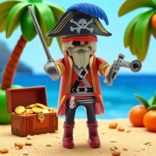 Cover Playmobil Series 20 Capitán Pirata 70148